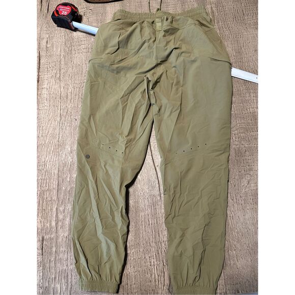 Olive green lululemon medium joggers - Picture 3 of 5